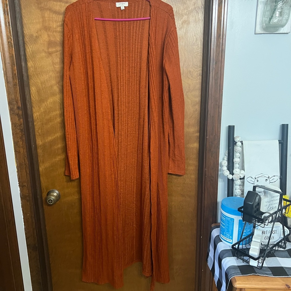 Umgee Rust Long Sleeve Cardigan